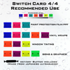 Hardness Level Switch Card 4-4