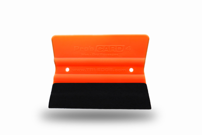 Pro's Card 4 Fluorescent Orange Double Suede Buffer