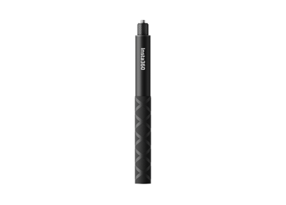 Insta360 114cm Invisible Selfie Stick extended and collapsed view